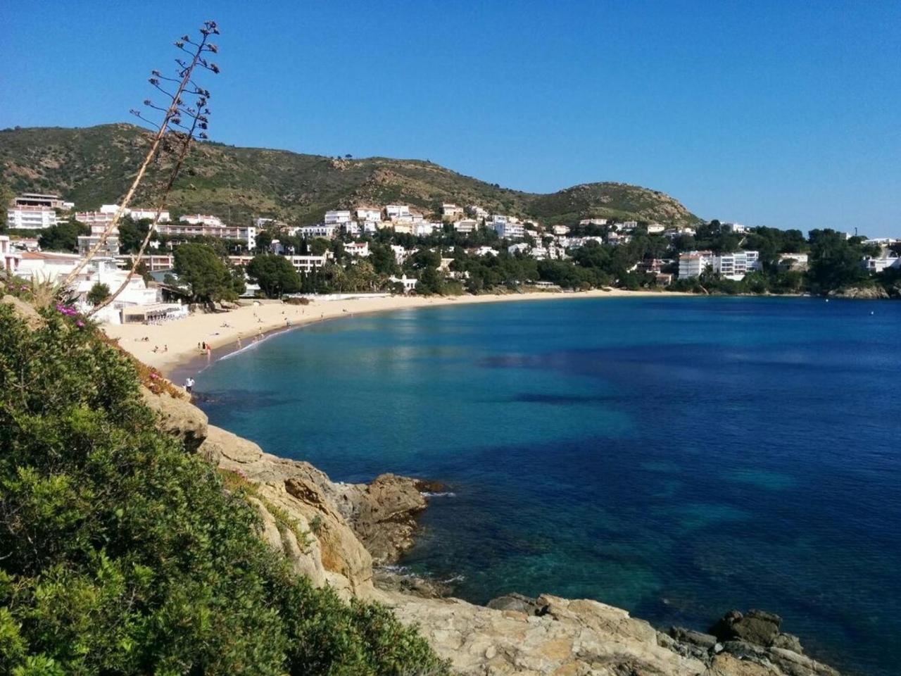 Breathtaking Costabrava Seaview Apartment 5M Beach - Casa Artevida 罗萨斯 外观 照片