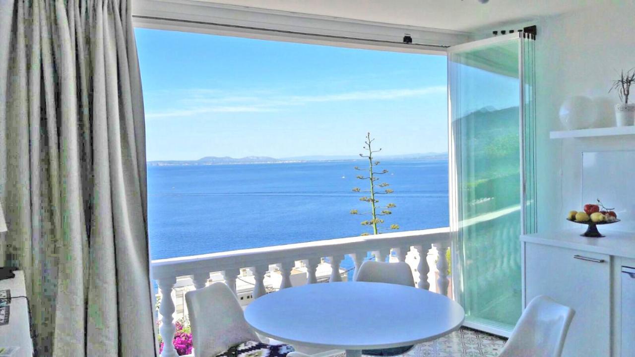 Breathtaking Costabrava Seaview Apartment 5M Beach - Casa Artevida 罗萨斯 外观 照片