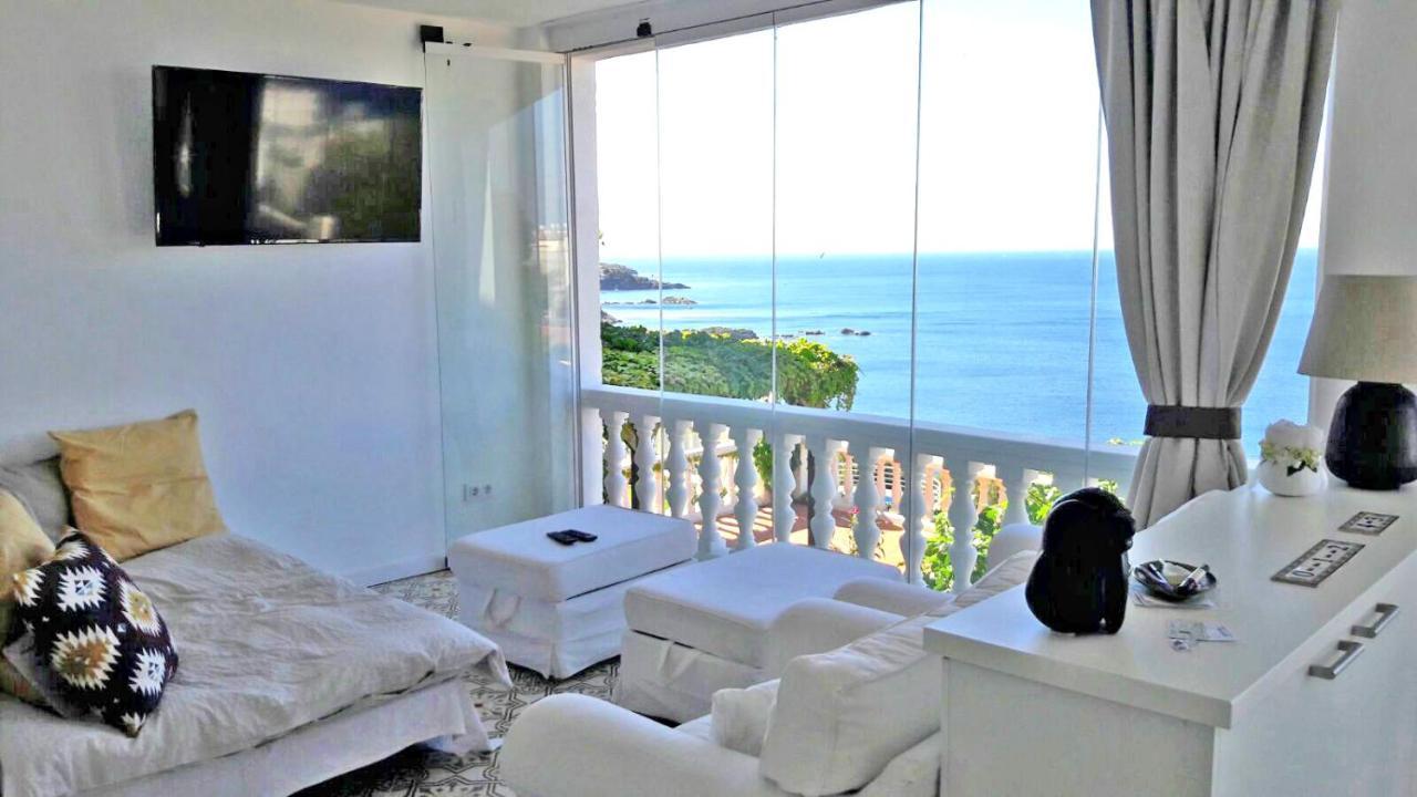 Breathtaking Costabrava Seaview Apartment 5M Beach - Casa Artevida 罗萨斯 外观 照片